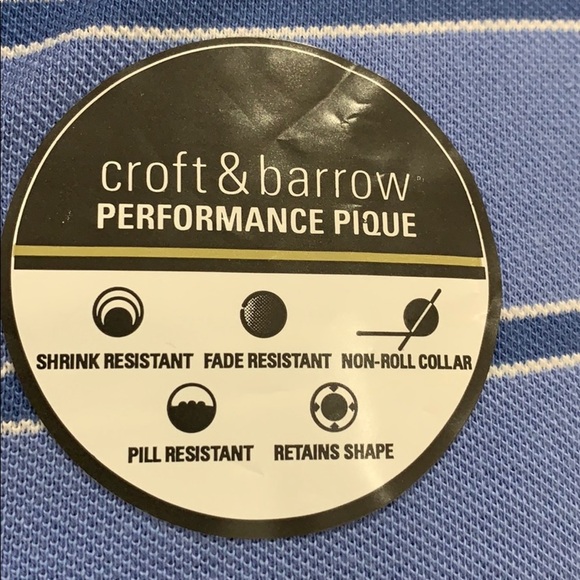 Croft and Barrow polo shirt – size medium - Picture 3 of 8